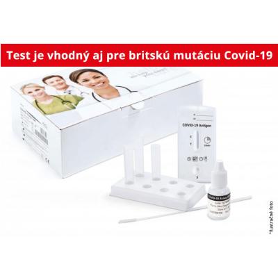 Antigénový test NADAL® vhodný aj na delta a omicron mutáciu, odber zo špičky nosa